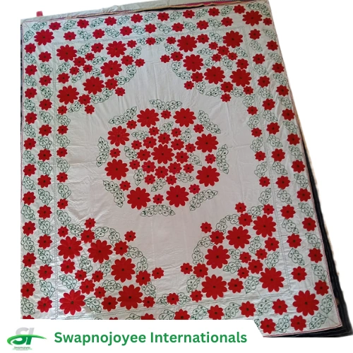 Handmade Nokshi Katha – Traditional Bengali Quilt